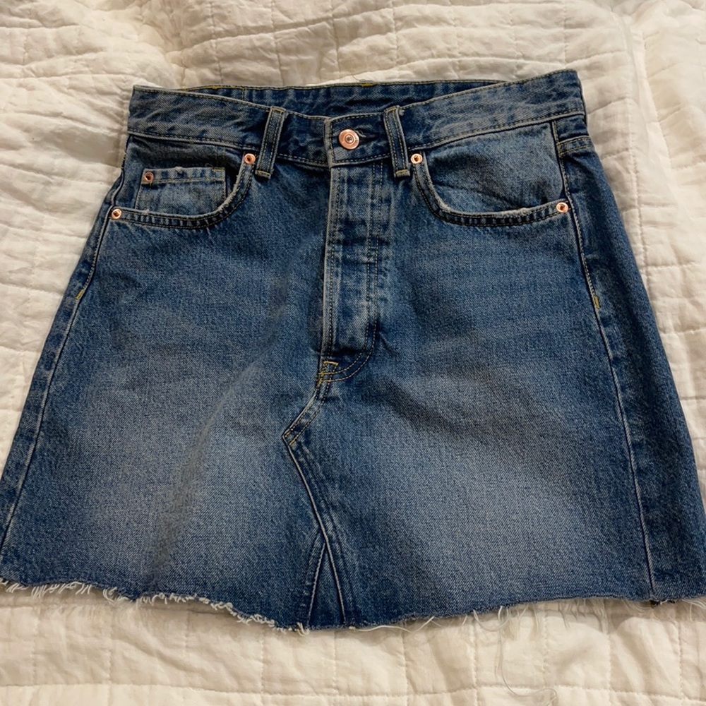 Denim skirt